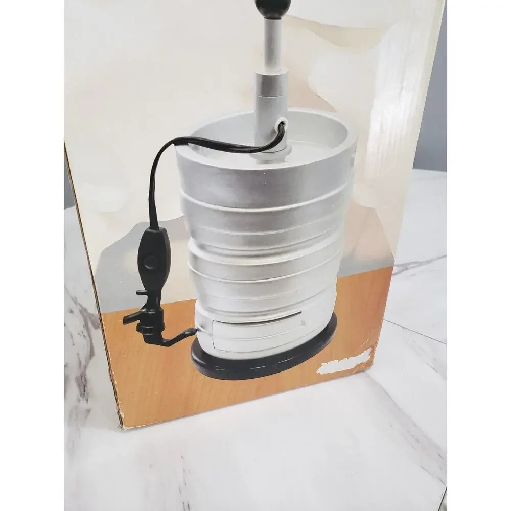 NEW Vintage Beer Keg Table Lamp Mancave Bar Barware Decor Dorm Party Decor Light